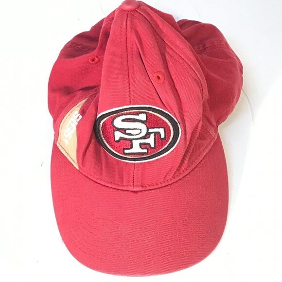 NFL San Francisco 49ers Pro Football Red Adjustable Hat Cap - Picture 2 of 6